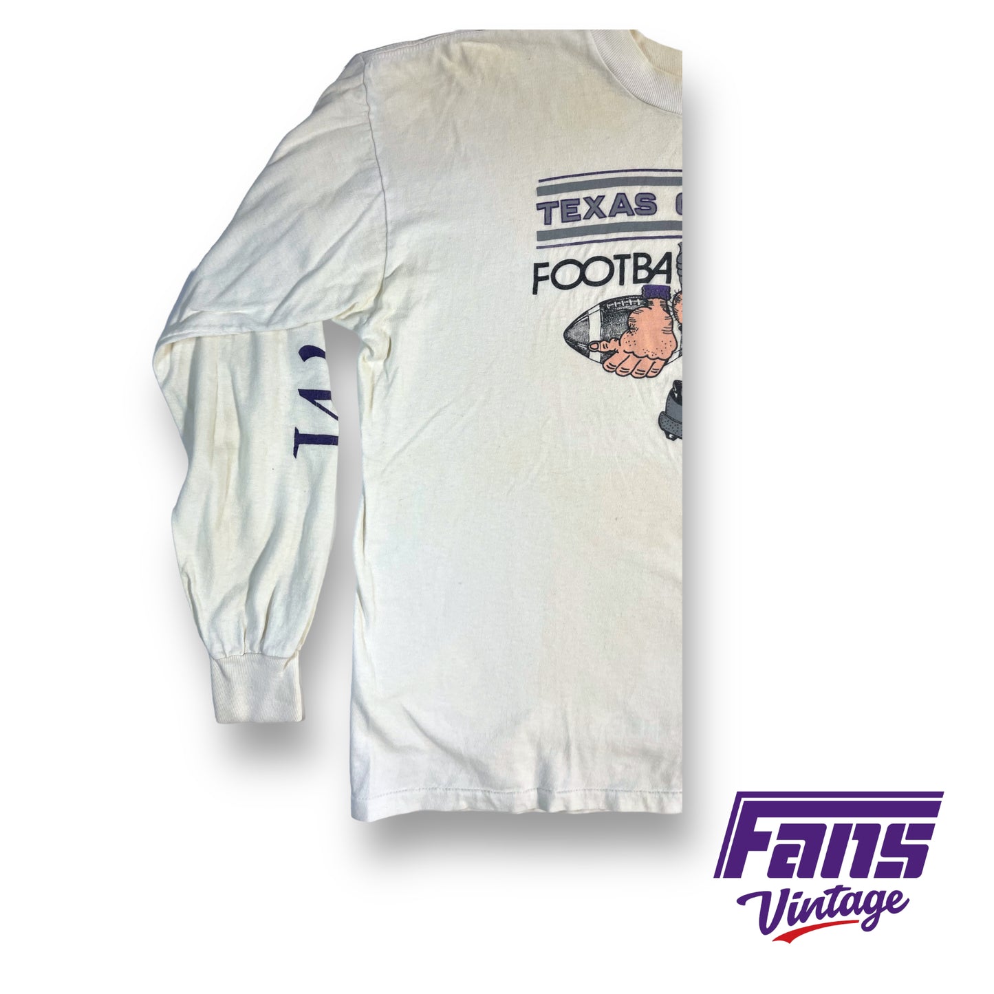 80s vintage TCU 'Wacker Backer' shirt