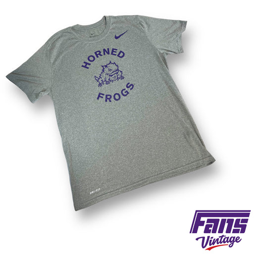 Nike TCU team issued dri-fit 'Horned Frogs' tee