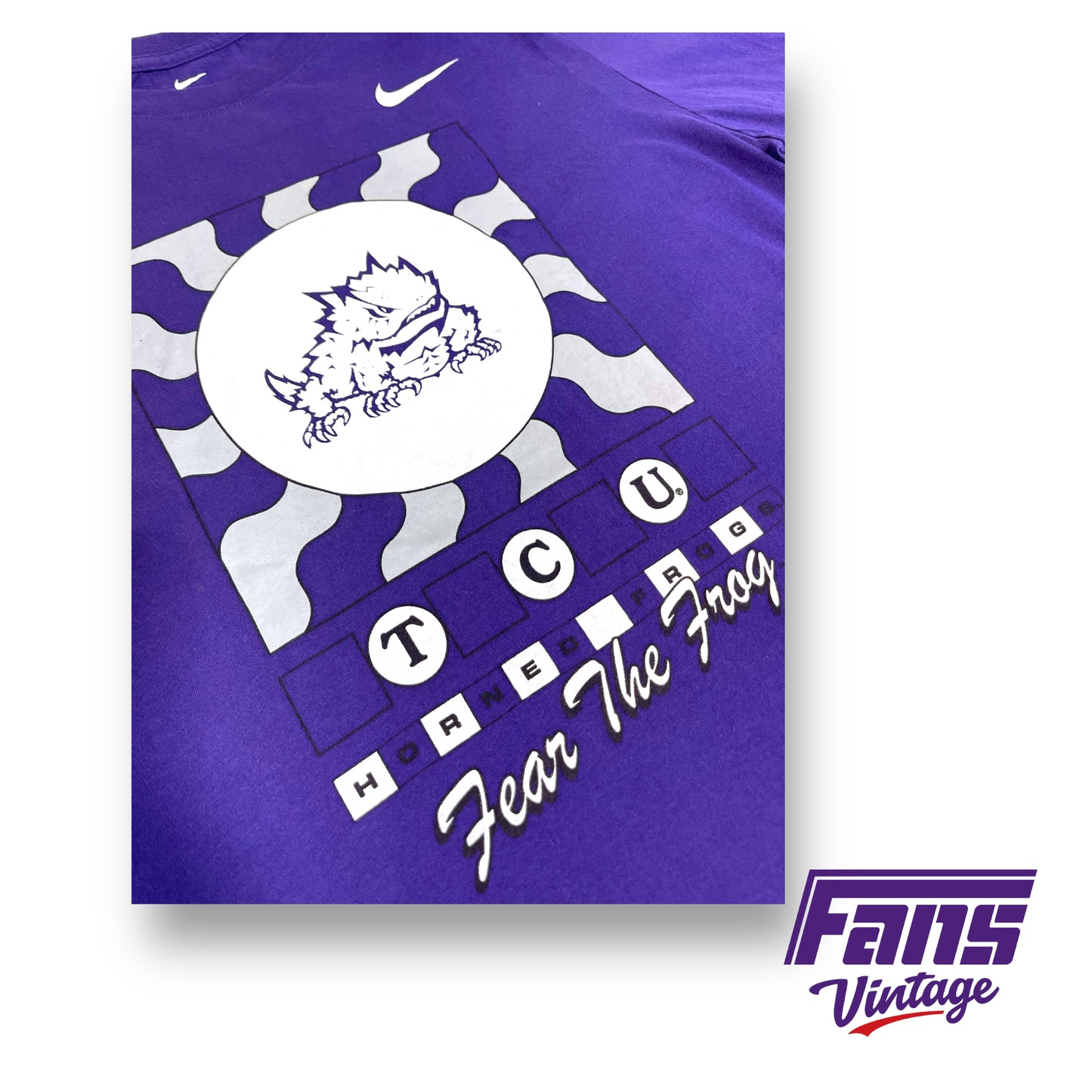 TCU Football team issued Locker Room 2022 CFP “HypnoFrog” Spinoff Nike Tee