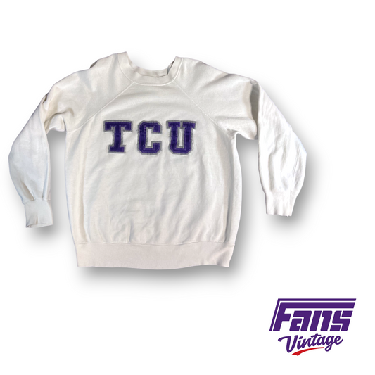 80s vintage TCU crewneck sweater - Rare