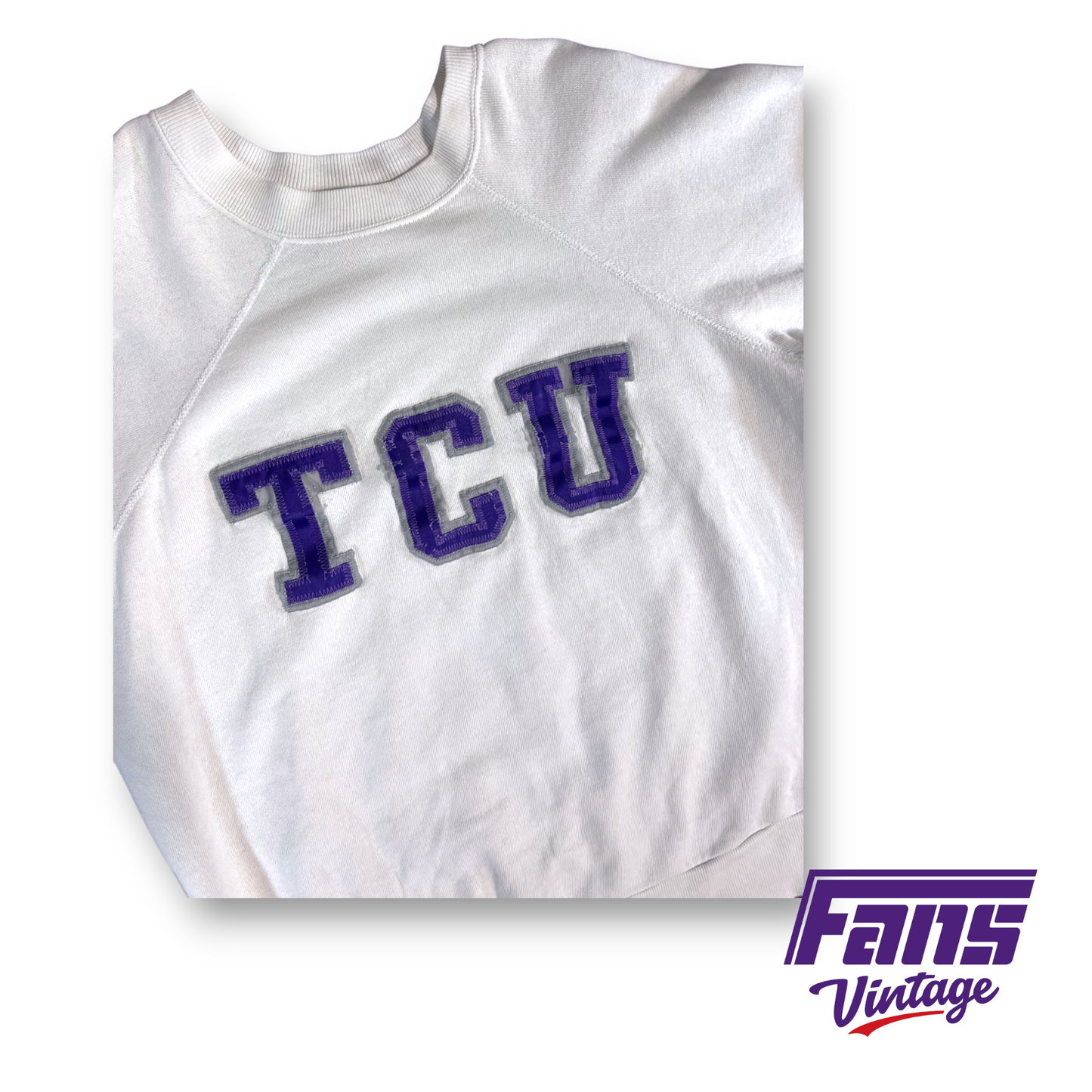 80s vintage TCU crewneck sweater - Rare