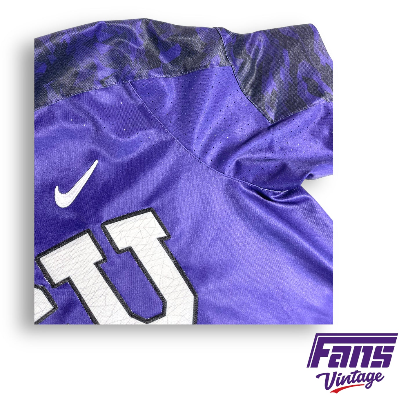 2016 Nike TCU Baseball team issued 'Frogskin' jersey - Rare