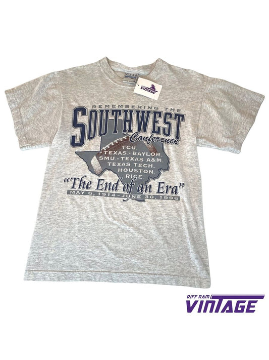 Vintage Southwest Conference TCU Football "End of an Era" Ultra Rare *GRAIL* Tee