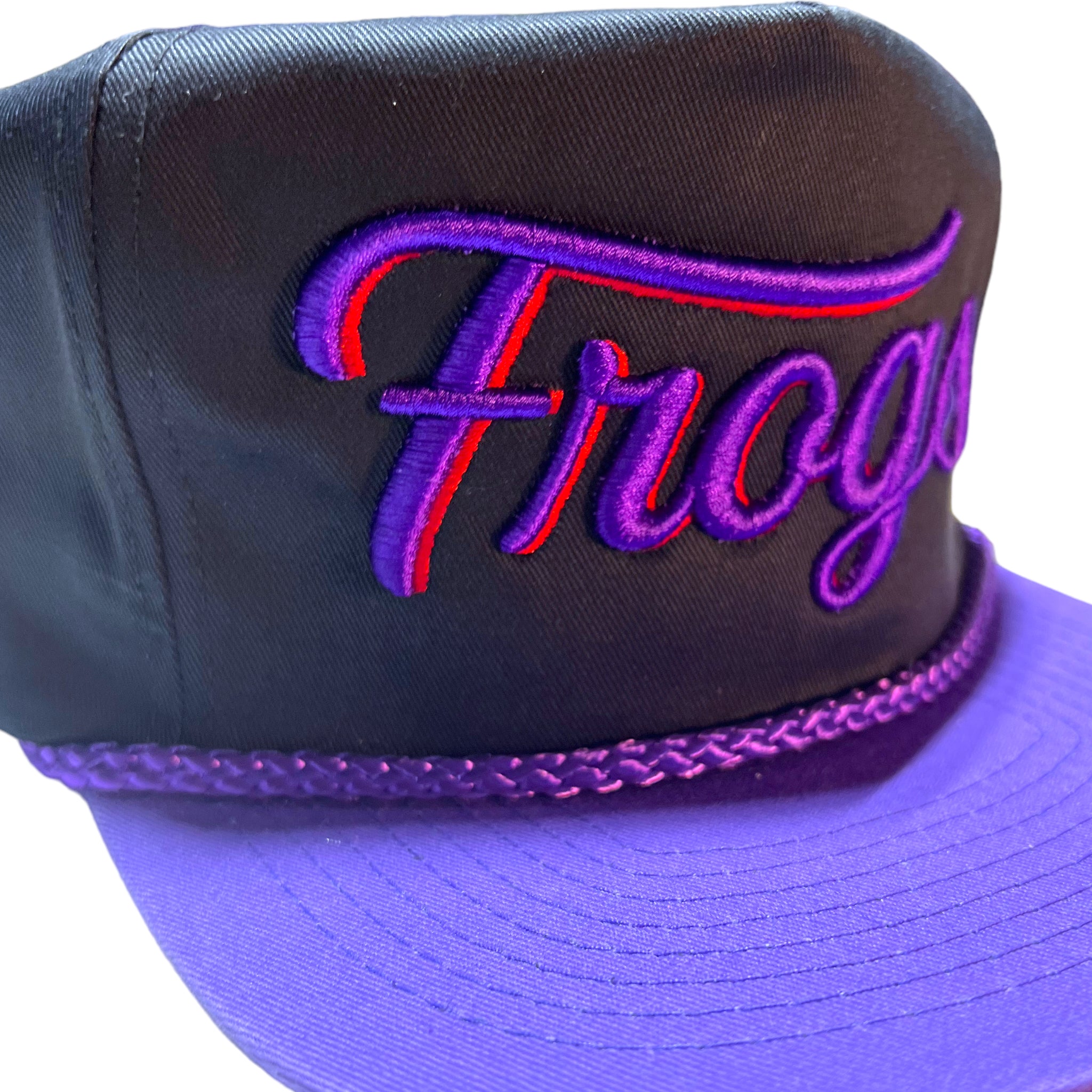 Vintage Rattle Ropes Hat Fans Vintage Original 90s Vintage TCU Rope Hat - 4 Colors!